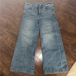 American Eagle Wide Leg Jeans 6-Xshort